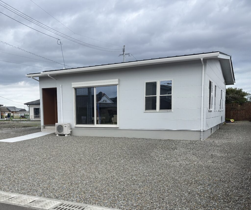 カーポート施工前YKKapｼﾞｰﾎﾟｰﾄpro